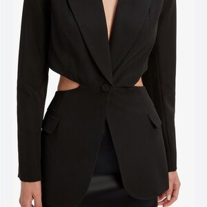 Bardot Black Cutout Blazer